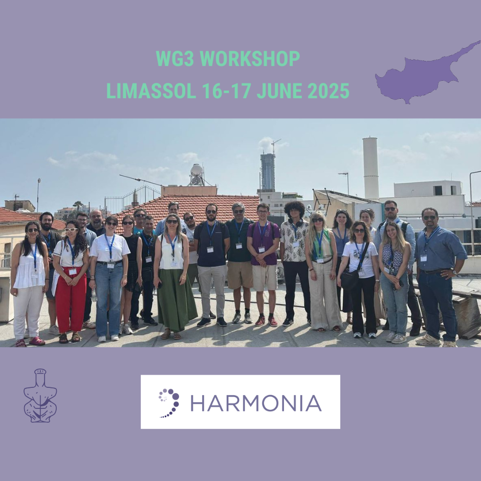 Speaker sharing data visualizations during a talk.